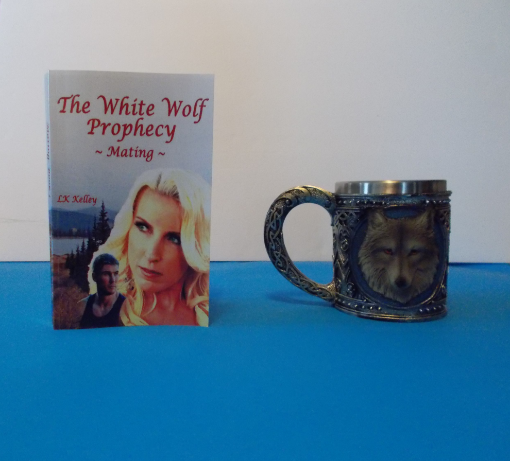 Picture of The White Wolf Prophecy - Mating - Book 1 By LK Kelley  (Paperback Book with Wolf Mug)
