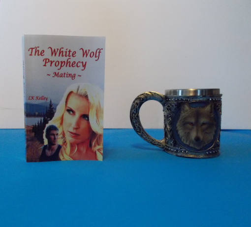 Picture of The White Wolf Prophecy - Mating - Book 1 By LK Kelley  (Paperback Book with Wolf Mug) - copy